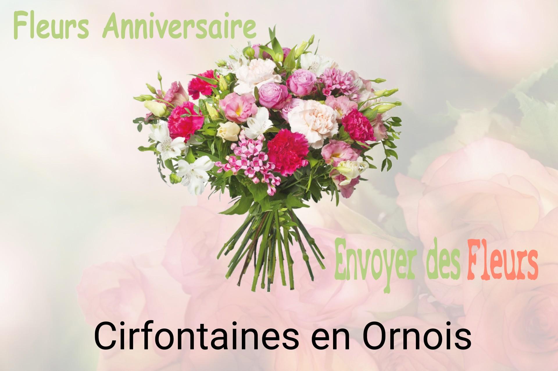 Bouquet de fleurs d’anniversaire livré à Cirfontaines-en-Ornois